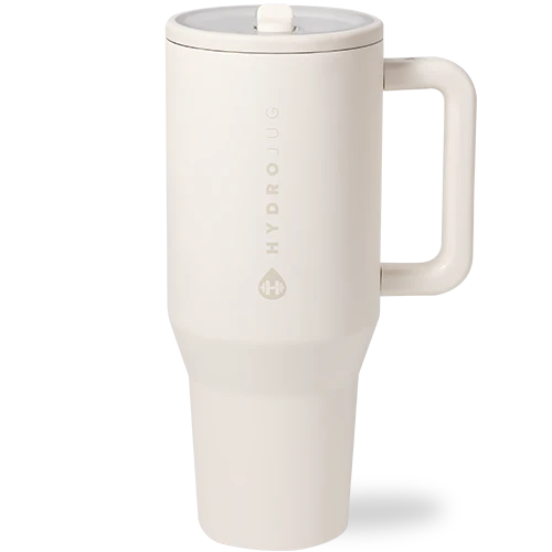 HydroJug 40 oz. Traveler – Cream (Custom Engraved)