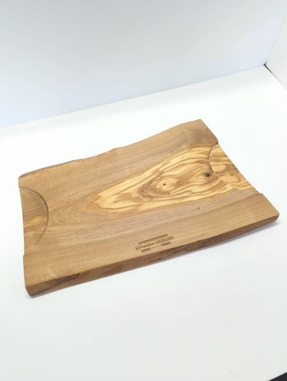 Handmade Laser Engraved Olivewood Serving Trays