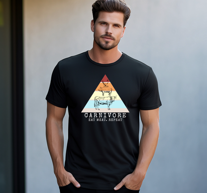 EAT MEAT. REPEAT – Carnivore T-Shirt