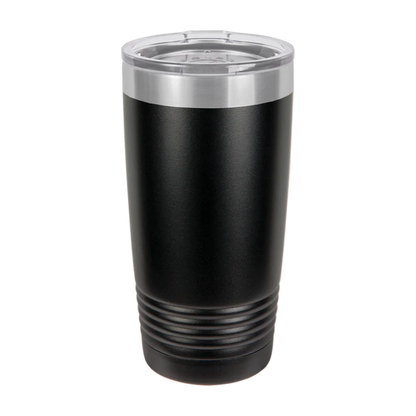 20 oz Stainless Steel Tumbler with Sliding Lid, Custom Engraving