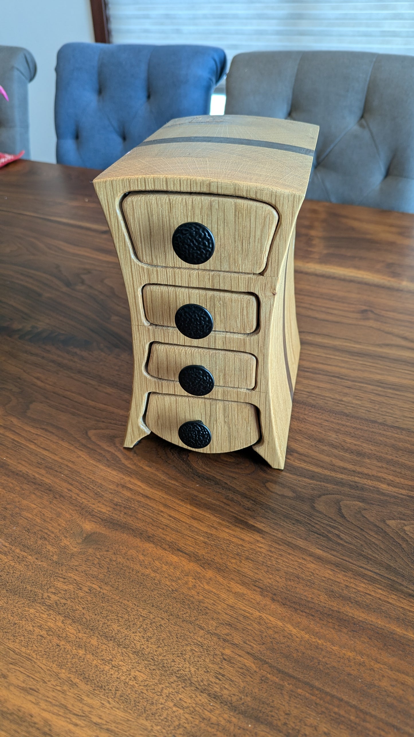 Bandsaw Box - White Oak, Walnut