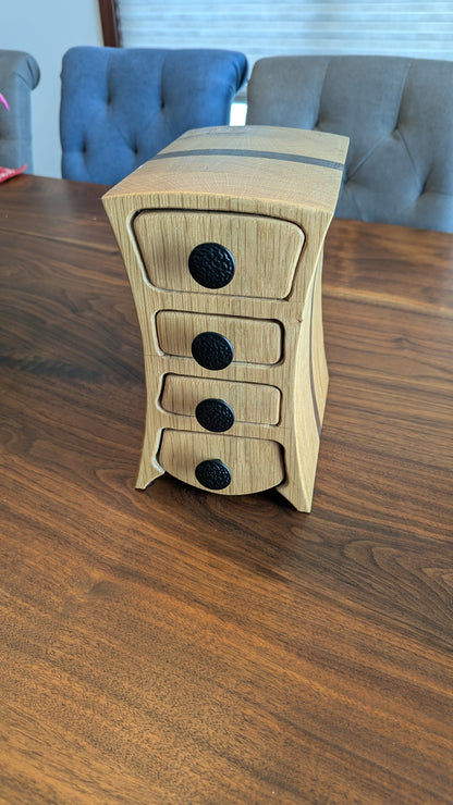 Bandsaw Box - White Oak, Walnut