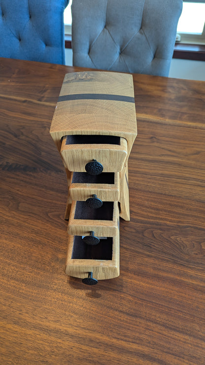 Bandsaw Box - White Oak, Walnut