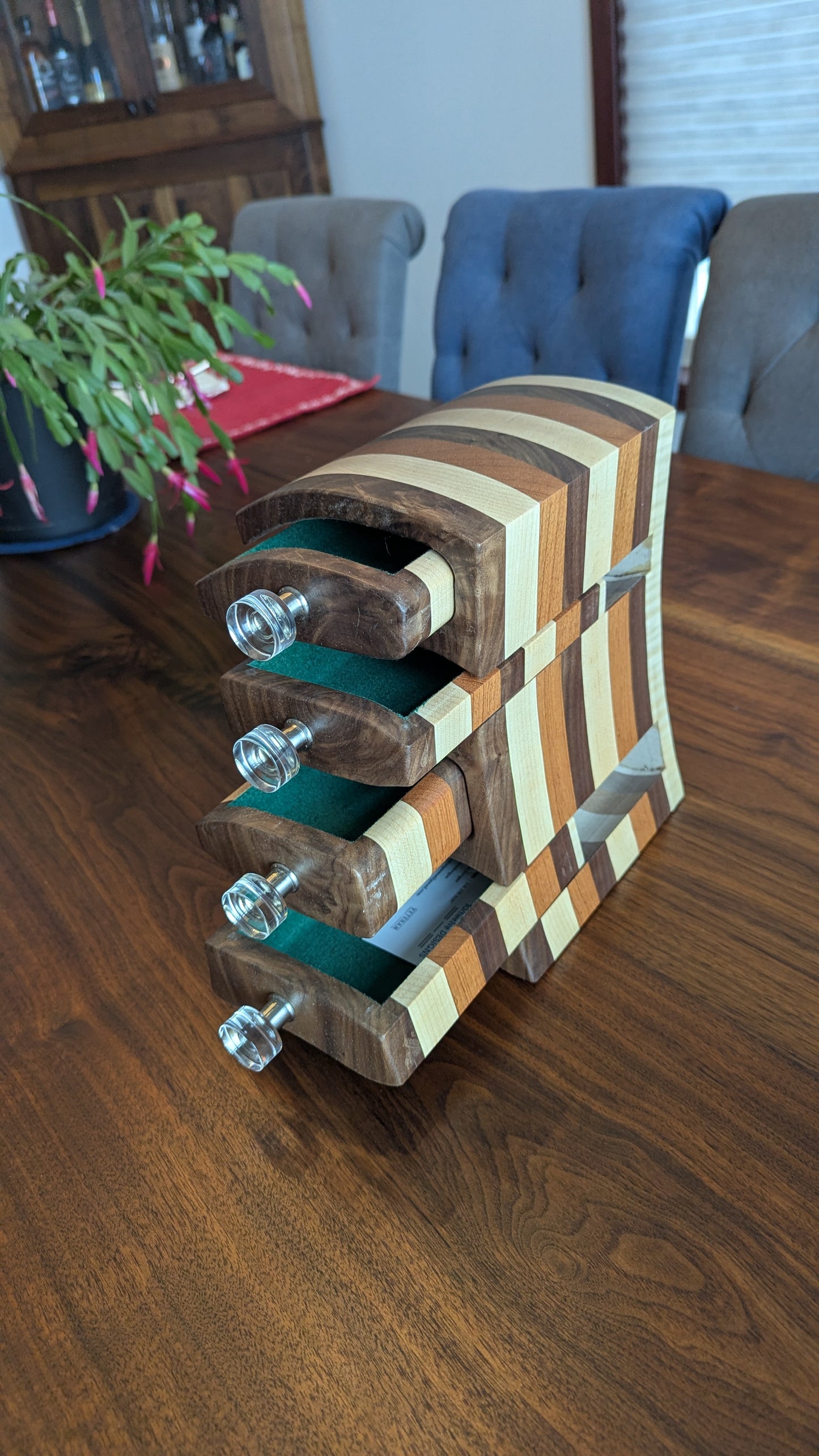 Bandsaw Box - Walnut, Maple, Cherry